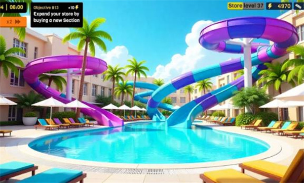 水上乐园经营模拟器mod内置菜单